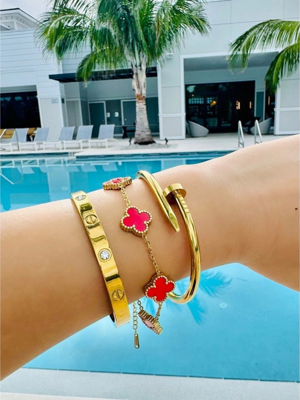 Gold Luxury Bracelet Stack